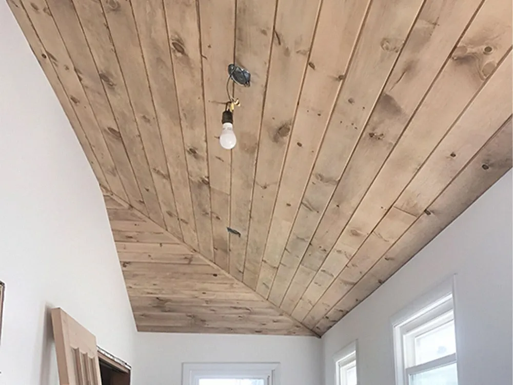Brushed Wood Ceiling