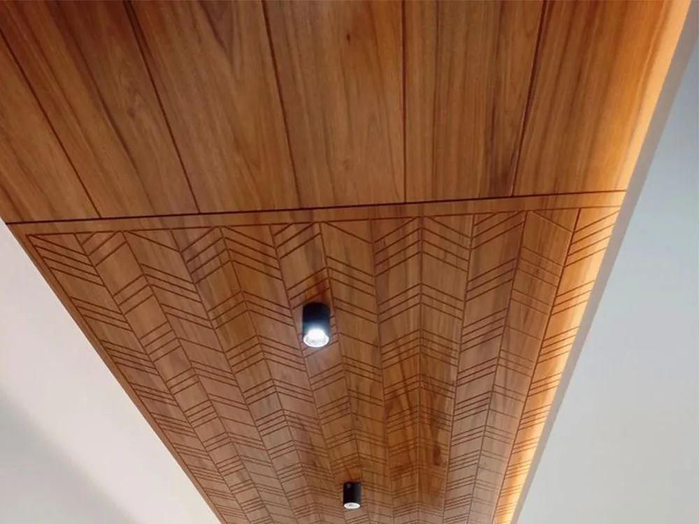 Mahogany Wood Ceiling Panels