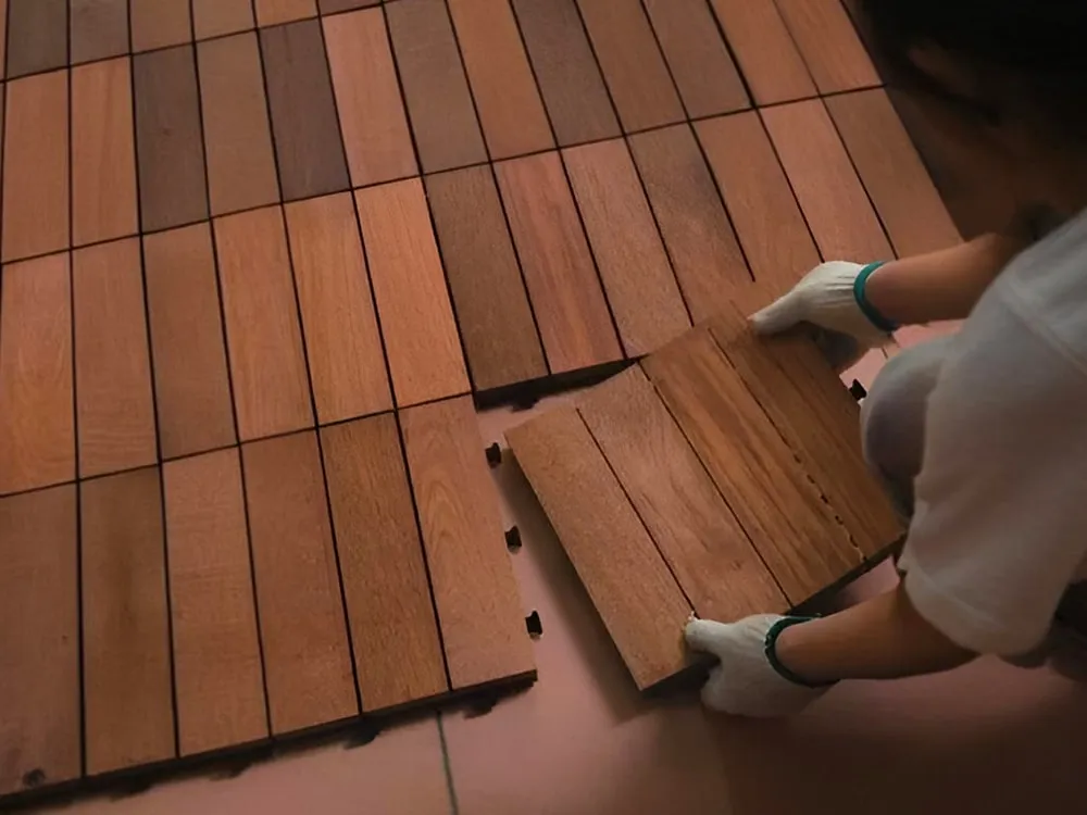 thermo treated ash decking