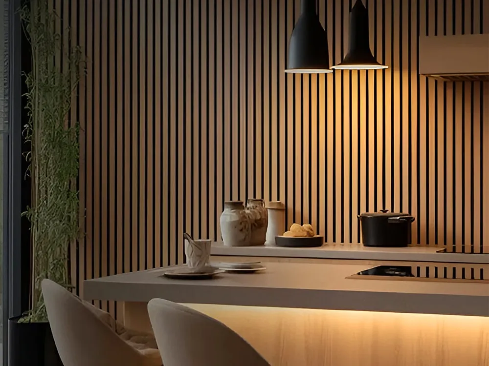 mahogany wall paneling