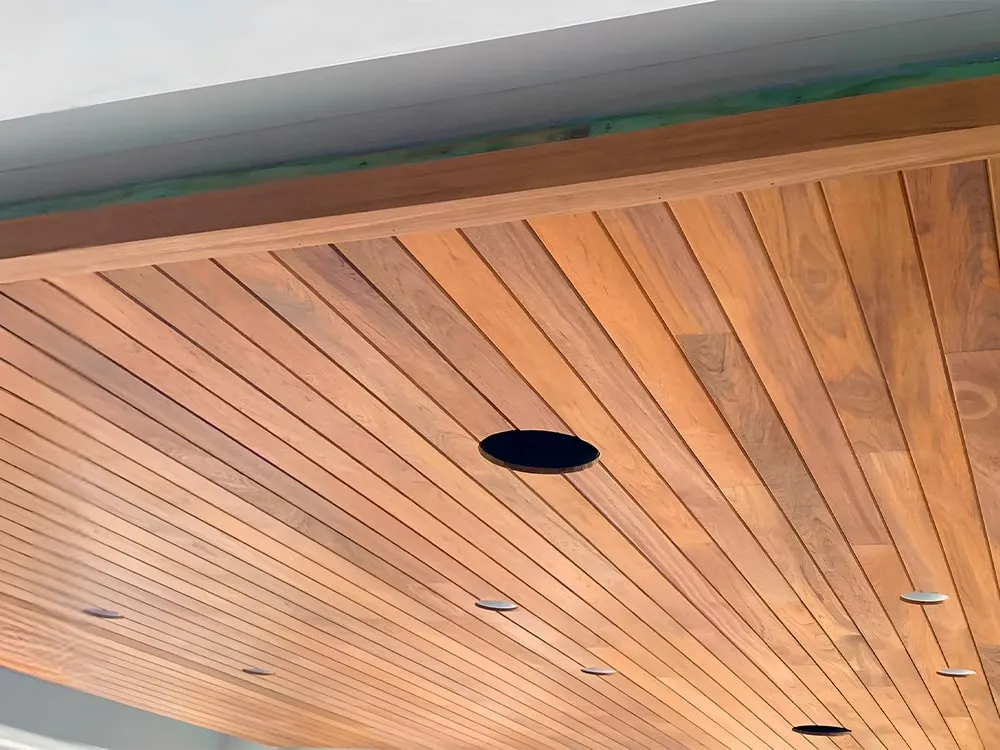 Teak Wood Ceiling