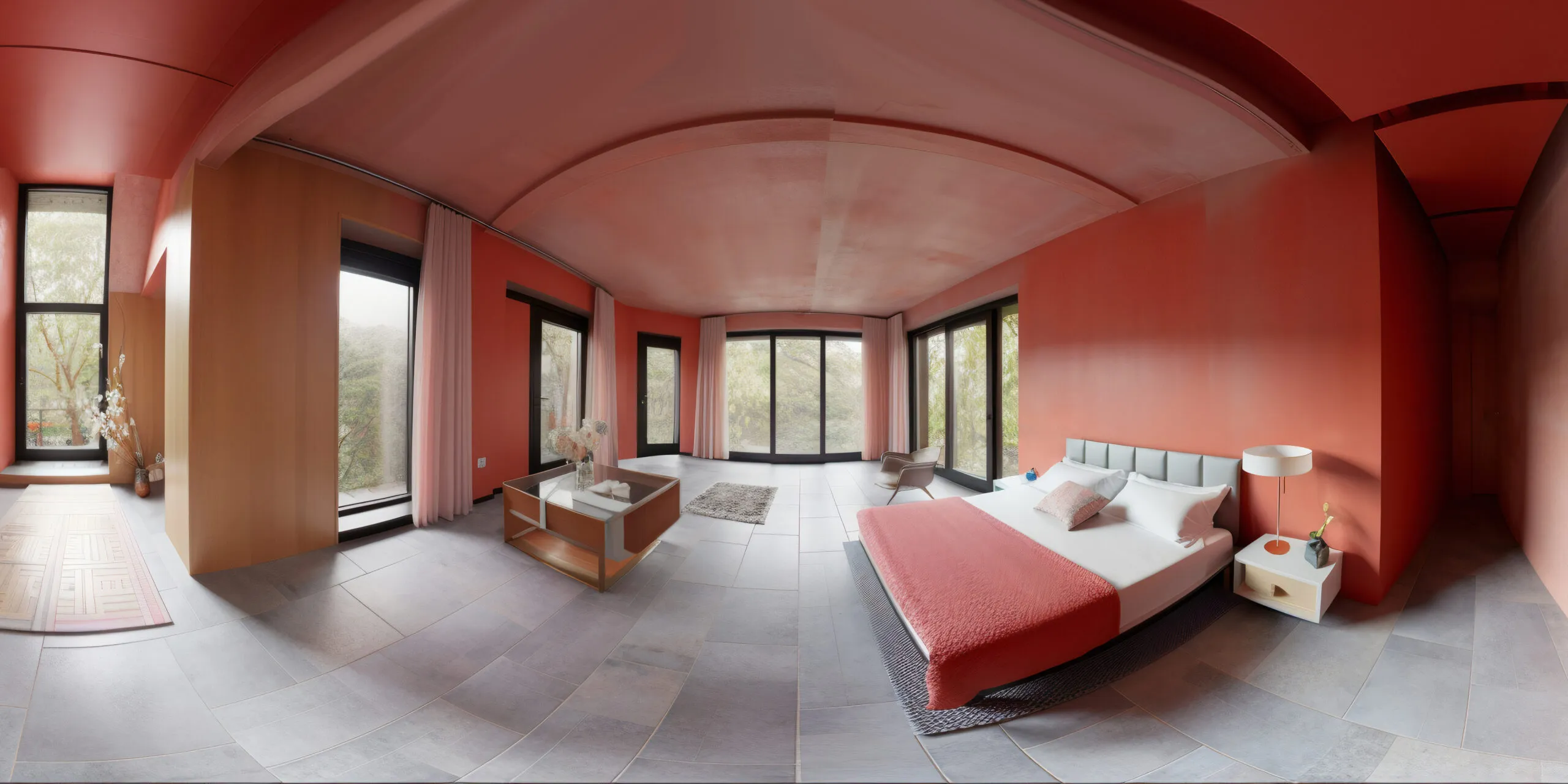 wood panel ceiling